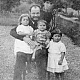Wincenty Lutosławski<br>
z żoną Sofią Perez Eguia y Casanowa i córkami