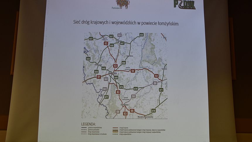 Kierunki rozwoju dróg wojewódzkich na terenie powiatu łomżyńskiego